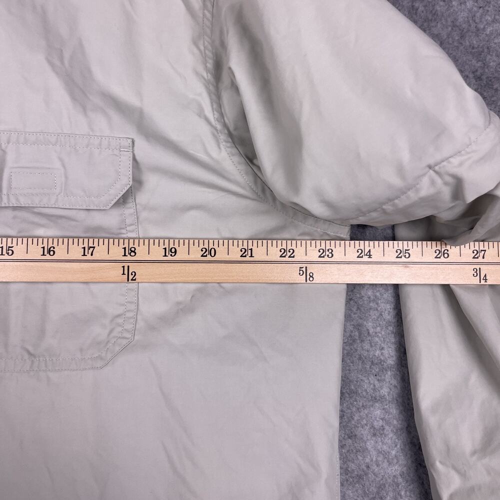 Banana Republic Shirt Mens L Stowaway Hood Nylon Zip Off Sleeve Outdoor Fishing‎ - Picture 8 of 16